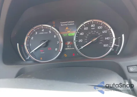 2015 Acura Tlx V6 Tech z USA, uszkodzony, nr VIN 19UUB2F54FA002350